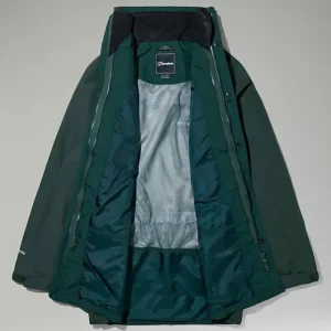Men's Long Cornice InterActive Jacket - Dark Green^Berghaus Shop