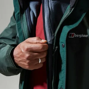 Men's Long Cornice InterActive Jacket - Dark Green^Berghaus Shop