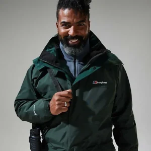 Men's Long Cornice InterActive Jacket - Dark Green^Berghaus Shop