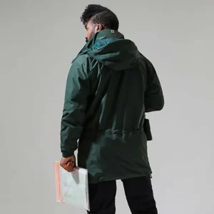 Men's Long Cornice InterActive Jacket - Dark Green^Berghaus Shop