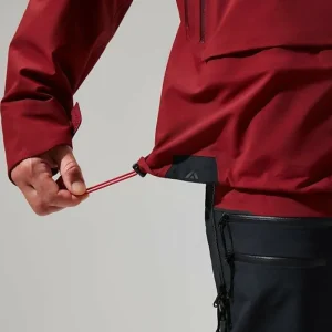 Men's MTN Arete Descend GTX Jacket - Dark Red/Black^Berghaus Clearance
