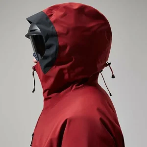 Men's MTN Arete Descend GTX Jacket - Dark Red/Black^Berghaus Clearance