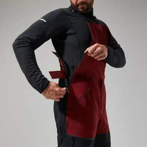 Men's MTN Arete Descend GTX Bib Pants - Dark Red/Black^Berghaus Store