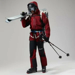 Men's MTN Arete Descend GTX Jacket - Dark Red/Black^Berghaus Clearance