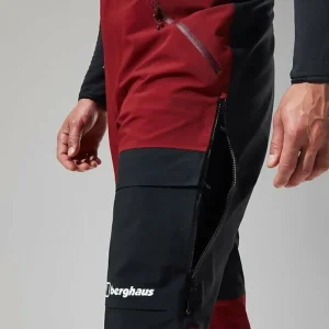 Men's MTN Arete Descend GTX Bib Pants - Dark Red/Black^Berghaus Store