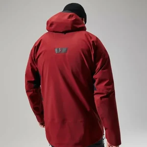 Men's MTN Arete Descend GTX Jacket - Dark Red/Black^Berghaus Clearance