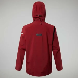 Men's MTN Arete Descend GTX Jacket - Dark Red/Black^Berghaus Clearance