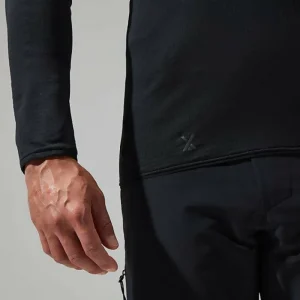 Men's MTN Arete LB Half Zip - Black^Berghaus Hot