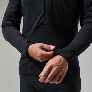 Men's MTN Arete LB Half Zip - Black^Berghaus Hot