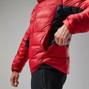 Men's MTN Arete Ultra Down Hoody - Red/Black^Berghaus Fashion