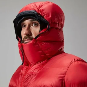 Men's MTN Arete Ultra Down Hoody - Red/Black^Berghaus Fashion