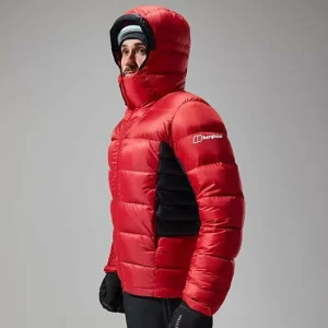 Men's MTN Arete Ultra Down Hoody - Red/Black^Berghaus Fashion