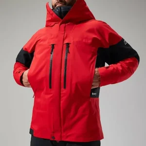 Men's MTN Guide GTX Pro Jacket - Red/Black^Berghaus Outlet