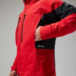 Men's MTN Guide GTX Pro Jacket - Red/Black^Berghaus Outlet