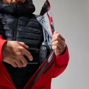 Men's MTN Guide GTX Pro Jacket - Red/Black^Berghaus Outlet