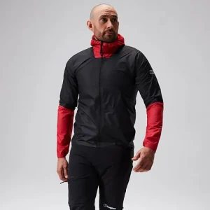 Men's MTN Guide Hyper LT Jacket - Black/Red^Berghaus Sale