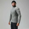 Men's MTN Guide Long Sleeve Half Zip - Grey/Black^Berghaus Cheap