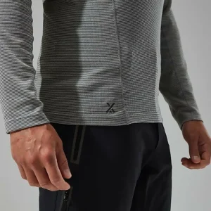 Men's MTN Guide Long Sleeve Half Zip - Grey/Black^Berghaus Cheap