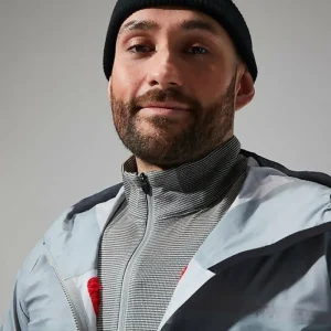 Men's MTN Guide Long Sleeve Half Zip - Grey/Black^Berghaus Cheap