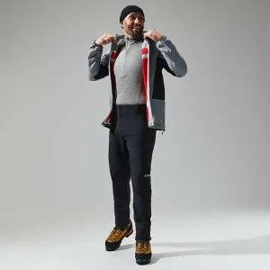 Men's MTN Guide Long Sleeve Half Zip - Grey/Black^Berghaus Cheap