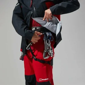 Men's MTN Seeker GTX Jacket - Black/Red^Berghaus Online