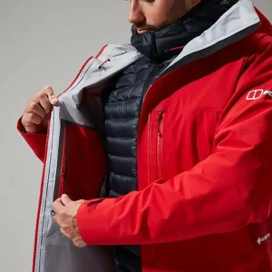 Men's MTN Seeker GTX Jacket - Red^Berghaus Online