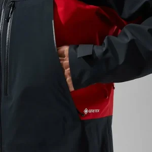 Men's MTN Seeker GTX Jacket - Black/Red^Berghaus Online