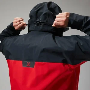 Men's MTN Seeker GTX Jacket - Black/Red^Berghaus Online