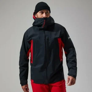 Men's MTN Seeker GTX Jacket - Black/Red^Berghaus Online