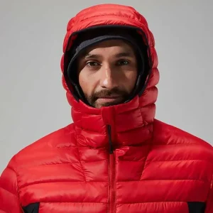 Men's MTN Seeker MW Down Hoody - Red/Black^Berghaus Sale