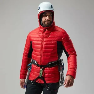 Men's MTN Seeker MW Down Hoody - Red/Black^Berghaus Sale