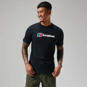 Men's Organic Big Classic Logo Tee Black^Berghaus Store