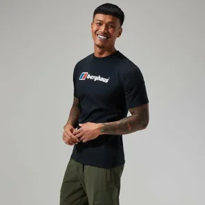Men's Organic Big Classic Logo Tee Black^Berghaus Store