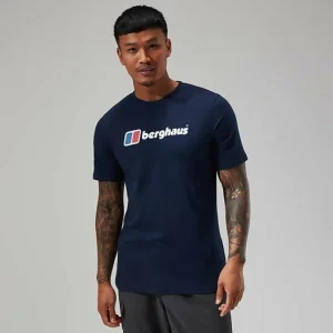 Men's Organic Big Classic Logo Tee Dark Blue^Berghaus Online