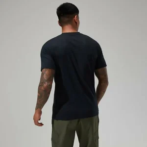 Men's Organic Big Classic Logo Tee Black^Berghaus Store