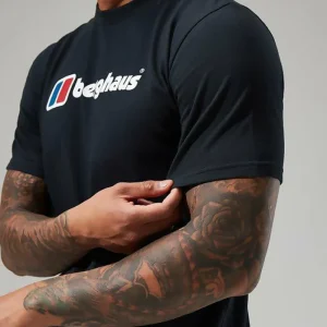Men's Organic Big Classic Logo Tee Black^Berghaus Store