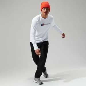 Men's Organic Big Logo Long Sleeve Tee White^Berghaus Best