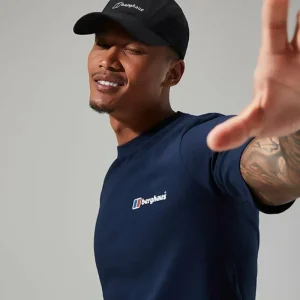 Men's Organic Classic Logo Tee Dark Blue^Berghaus Online