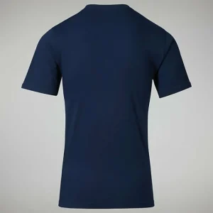 Men's Organic Classic Logo Tee Dark Blue^Berghaus Online