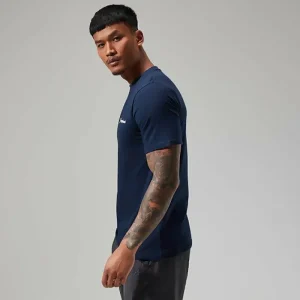 Men's Organic Classic Logo Tee Dark Blue^Berghaus Online