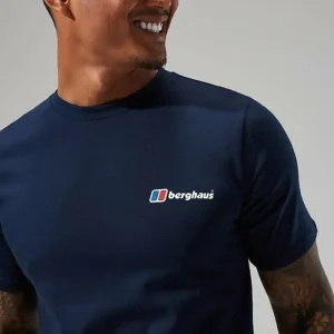 Men's Organic Classic Logo Tee Dark Blue^Berghaus Online