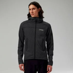 Men's Pravitale Mountain 2.0 Hooded Fleece Jacket - Dark Grey/Black^Berghaus Store