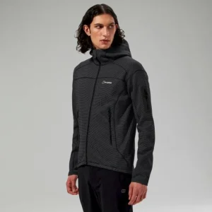 Men's Pravitale Mountain 2.0 Hooded Fleece Jacket - Dark Grey/Black^Berghaus Store