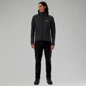 Men's Pravitale Mountain 2.0 Hooded Fleece Jacket - Dark Grey/Black^Berghaus Store