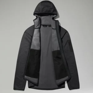 Men's Pravitale Mountain 2.0 Hooded Fleece Jacket - Dark Grey/Black^Berghaus Store