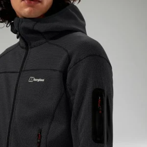 Men's Pravitale Mountain 2.0 Hooded Fleece Jacket - Dark Grey/Black^Berghaus Store