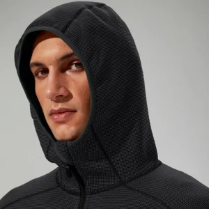 Men's Pravitale Mountain 2.0 Hooded Fleece Jacket - Dark Grey/Black^Berghaus Store