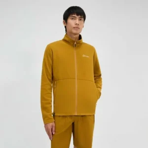 Men's Prism Micro InterActive Polartec Fleece Jacket - Brown^Berghaus Fashion