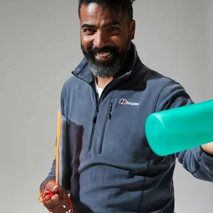 Men's Prism Micro Polartec Half Zip - Dark Grey^Berghaus Flash Sale