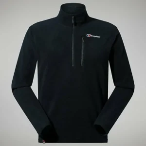 Men's Prism Micro Polartec Half Zip - Black^Berghaus Best